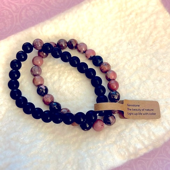 Stone bead bracelets - Picture 3 of 5